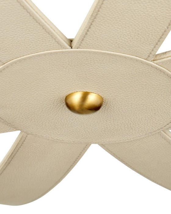 Currey and Company - 9000-1352 - Eight Light Chandelier - Barrington - Cream/Brushed Brass
