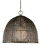 Currey and Company - 9000-1353 - One Light Pendant - Eduardo - Natural Iron/Brass