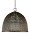 Currey and Company - 9000-1353 - One Light Pendant - Eduardo - Natural Iron/Brass
