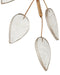 Currey and Company - 9000-1354 - One Light Pendant - Banyan - Antique Brass/Clear