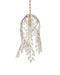 Currey and Company - 9000-1354 - One Light Pendant - Banyan - Antique Brass/Clear