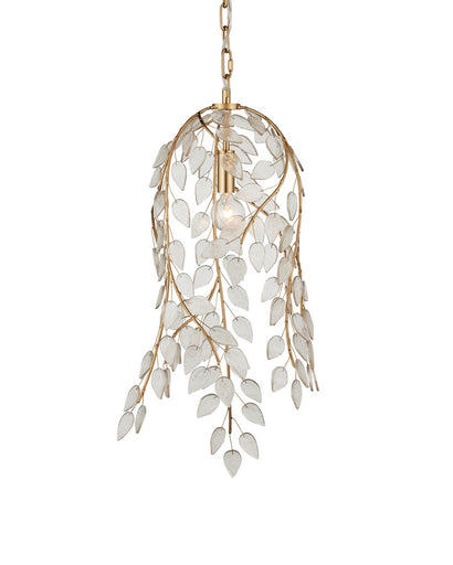 Banyan One Light Pendant Antique Brass/Clear