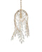 Currey and Company - 9000-1354 - One Light Pendant - Banyan - Antique Brass/Clear