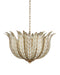 Currey and Company - 9000-1356 - Three Light Chandelier - Lamina - Antique Brass/Off-White