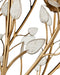Currey and Company - 9000-1358 - 15 Light Chandelier - Star Magnolia - Antique Brass/White/Clear
