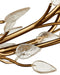 Currey and Company - 9000-1359 - Ten Light Chandelier - Star Magnolia - Antique Brass/White/Clear