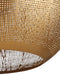 Currey and Company - 9000-1363 - One Light Pendant - Buckram - Antique Brass