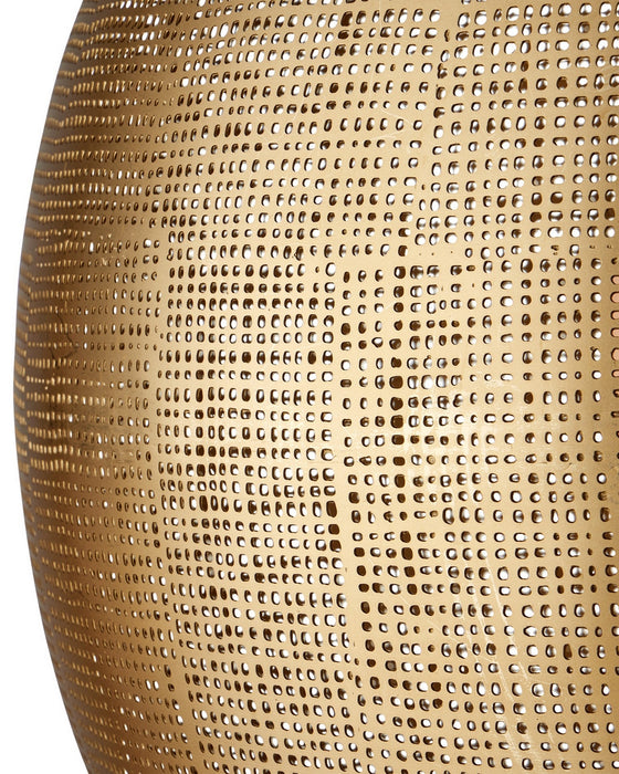 Currey and Company - 9000-1363 - One Light Pendant - Buckram - Antique Brass