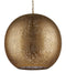 Currey and Company - 9000-1363 - One Light Pendant - Buckram - Antique Brass