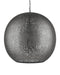 Currey and Company - 9000-1364 - One Light Pendant - Buckram - Black Nickel