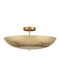 Currey and Company - 9000-1365 - Three Light Semi-Flush Mount - Origo - Brass
