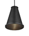 Currey and Company - 9000-1367 - One Light Pendant - Seafarer - Matte Black/Clear