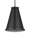 Currey and Company - 9000-1367 - One Light Pendant - Seafarer - Matte Black/Clear