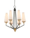 Currey and Company - 9000-1371 - LED Chandelier - Hennin - Polished Antique Brass/Oil Rubbed Bronze