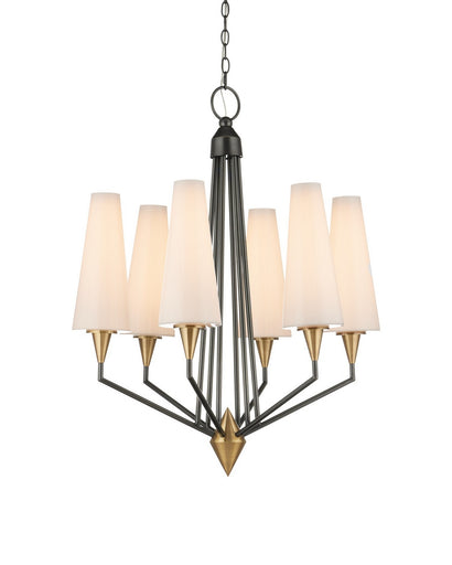 Hennin LED Chandelier Polished Antique Brass/Oil Rubbed Bronze