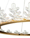 Currey and Company - 9000-1372 - LED Chandelier - Oakwreath - Polished Antique Brass/Clear