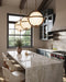Currey and Company - 9000-1373 - One Light Pendant - Astral - White/Brass