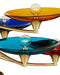 Currey and Company - 9000-1374 - Nine Light Chandelier - Veneto - Blue/Yellow/Red/Polished Brass