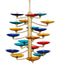 Currey and Company - 9000-1375 - 21 Light Chandelier - Veneto - Blue/Yellow/Red/Polished Brass