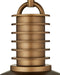 Currey and Company - 9000-1377 - LED Pendant - Cupola - Antique Brass/White