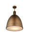 Currey and Company - 9000-1377 - LED Pendant - Cupola - Antique Brass/White
