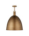 Currey and Company - 9000-1377 - LED Pendant - Cupola - Antique Brass/White