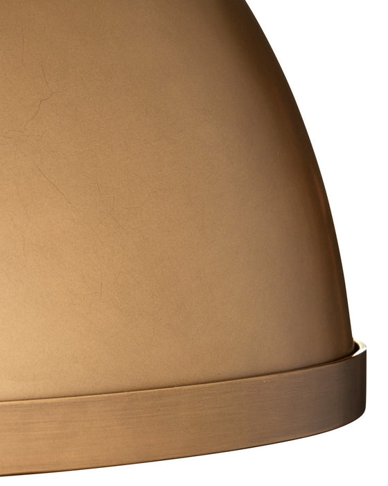 Currey and Company - 9000-1378 - LED Pendant - Cupola - Antique Brass/White