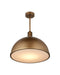 Currey and Company - 9000-1378 - LED Pendant - Cupola - Antique Brass/White