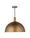 Currey and Company - 9000-1378 - LED Pendant - Cupola - Antique Brass/White