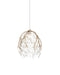 Currey and Company - 9000-1387 - One Light Pendant - Banyan - Antique Brass/Clear/Silver