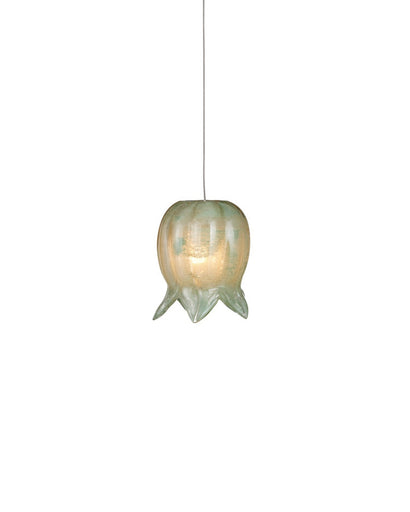 Polpo One Light Pendant Green/Silver