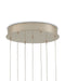 Currey and Company - 9000-1397 - Seven Light Pendant - Polpo - Green/Silver