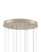 Currey and Company - 9000-1398 - 15 Light Pendant - Polpo - Green/Silver