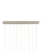 Currey and Company - 9000-1399 - 15 Light Pendant - Polpo - Green/Silver