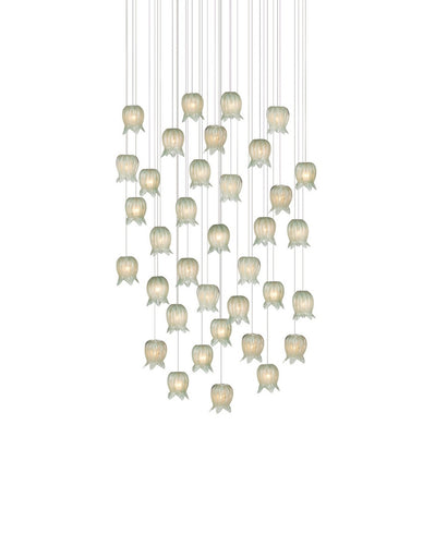 Polpo 36 Light Pendant Green/Silver