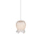 Currey and Company - 9000-1403 - One Light Pendant - Polpo - White/Silver