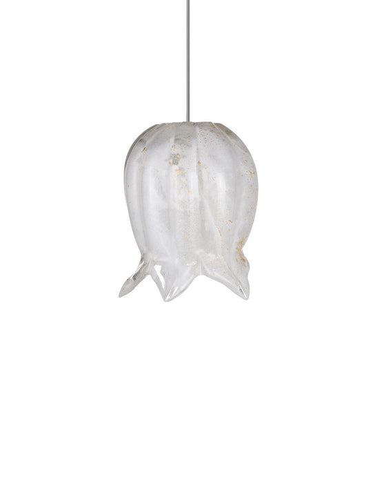Currey and Company - 9000-1407 - 15 Light Pendant - Polpo - White/Silver
