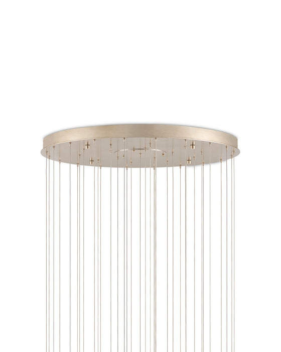 Currey and Company - 9000-1417 - 36 Light Pendant - Polpo - Blue/Silver