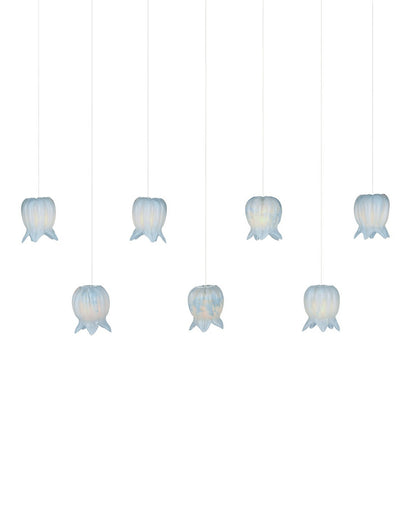 Polpo Seven Light Pendant Blue/Silver