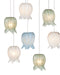 Currey and Company - 9000-1422 - 15 Light Pendant - Polpo - Blue/Green/White/Silver