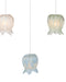 Currey and Company - 9000-1425 - Seven Light Pendant - Polpo - Blue/Green/White/Silver