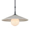 Currey and Company - 9500-0020 - One Light Pendant - Bothy - Natural/Black/Frosted White