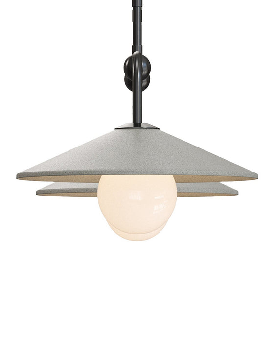 Currey and Company - 9500-0022 - Two Light Pendant - Bothy - Natural/Black/Frosted White