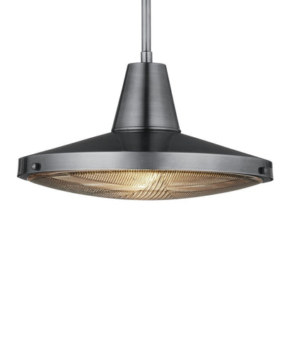 Mariner One Light Pendant Antique Silver/Clear