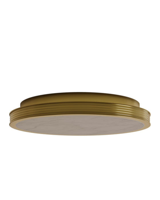 Currey and Company - 9999-0083 - LED Flush Mount - Aydan - Natural/Polished Antique Brass
