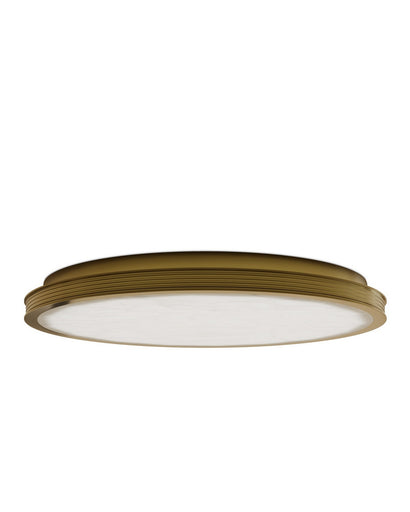 Aydan LED Flush Mount Natural/Polished Antique Brass