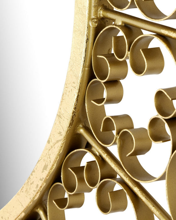 Currey and Company - 1000-0165 - Mirror - Levain - Gold Leaf