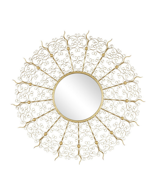Currey and Company - 1000-0165 - Mirror - Levain - Gold Leaf