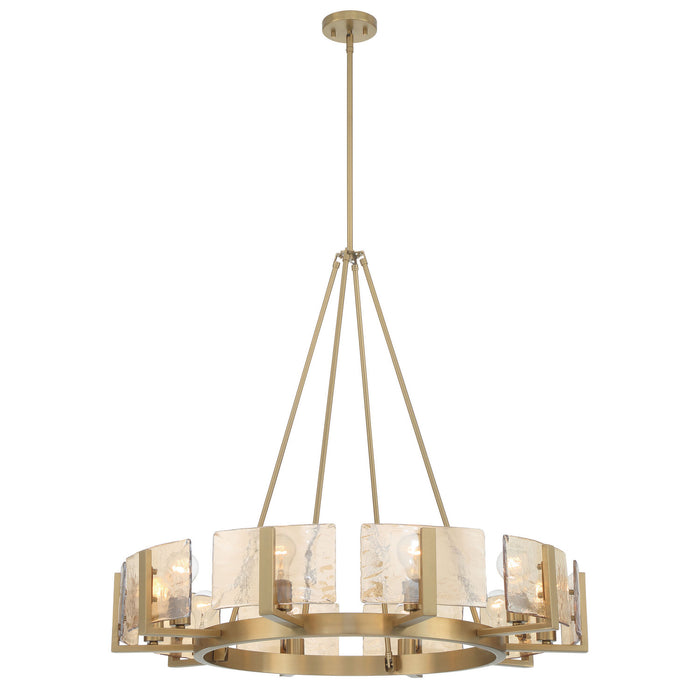 Golden - 3164-10 BCB-AWG - Ten Light Chandelier - Aenon - Brushed Champagne Brass