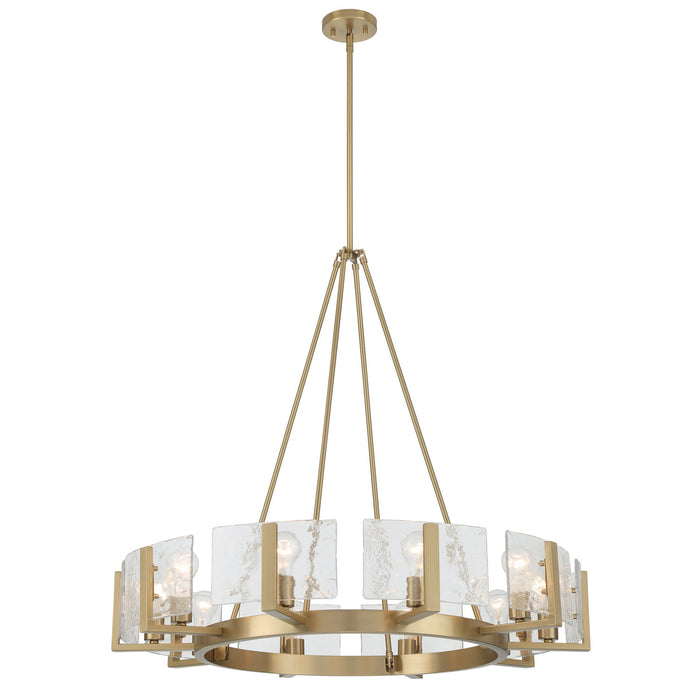 Golden - 3164-10 BCB-HWG - Ten Light Chandelier - Aenon - Brushed Champagne Brass